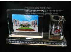 建校50周年纪念品,安微水晶礼品,校庆纪念品,新校落成纪念品